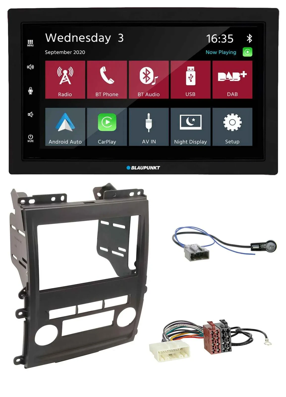Blaupunkt DAB Bluetooth USB MP3 2DIN Autoradio für Nissan Xterra 2009-2011