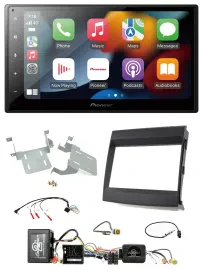 Pioneer DAB Bluetooth 2DIN USB Lenkrad Autoradio für Porsche Cayenne MOST-Sounds