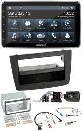 Автомагнитола Blaupunkt DAB USB SD Bluetooth для Alfa Romeo MiTo 2008–2014 черный