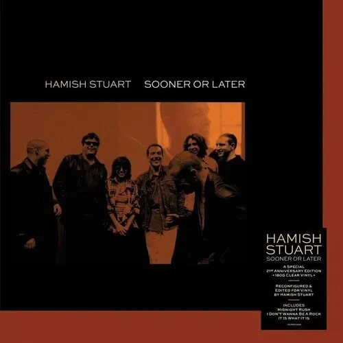 Виниловая пластинка Hamish Stuart - Sooner Or Later [180-Gram Clear Vinyl] [New Vinyl LP] Clear Viny