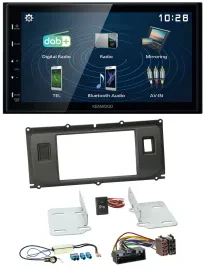 Kenwood 2DIN Bluetooth MP3 USB DAB Autoradio für Land Rover Evoque ab 2011