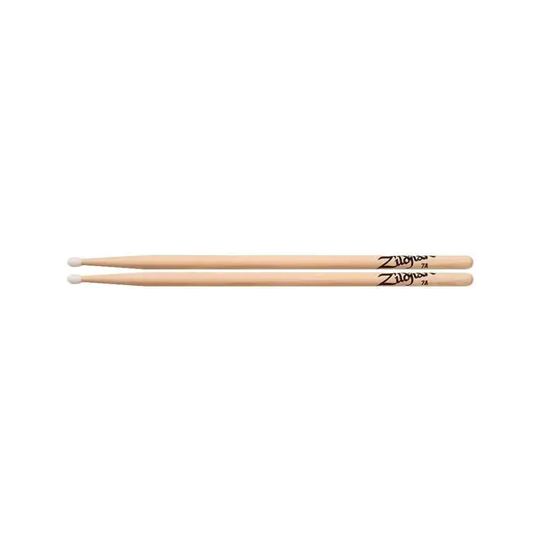 Барабанные палочки Zildjian 7A Nylon Natural Drumsticks 12 Pair #Z7AN