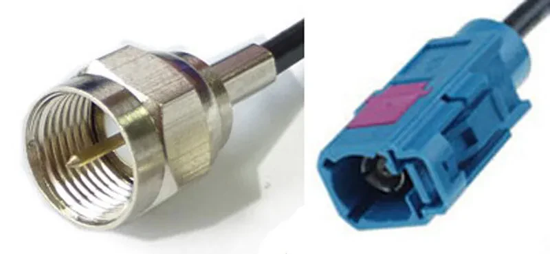 Антенный переходник Dietz Fakra (гнездо) — F (штекер)