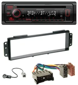 Kenwood MP3 CD USB Bluetooth DAB Autoradio für Kia Picanto (2008-2011)