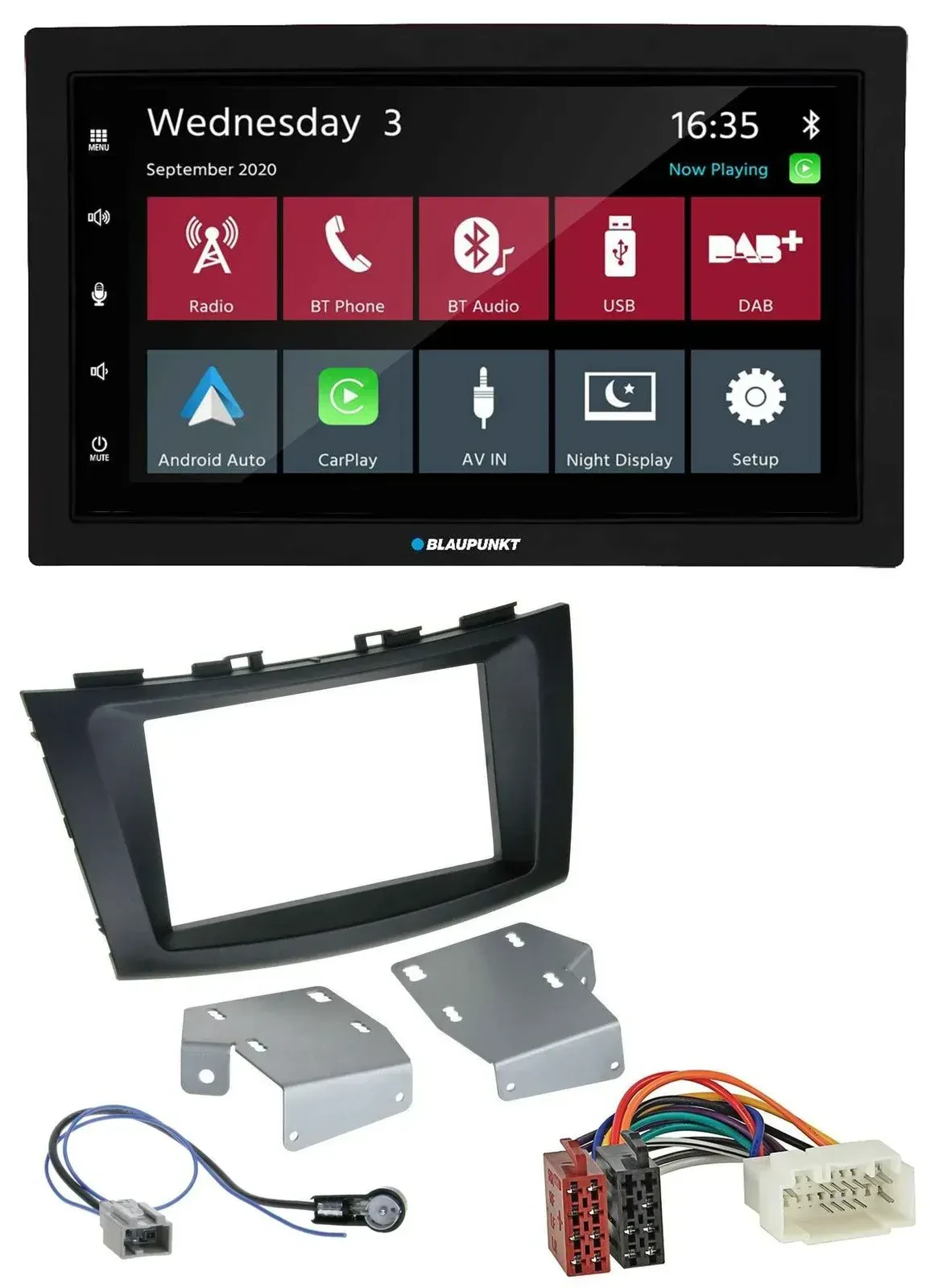 Blaupunkt DAB Bluetooth USB MP3 2DIN Autoradio für Suzuki Swift (ab 2010)