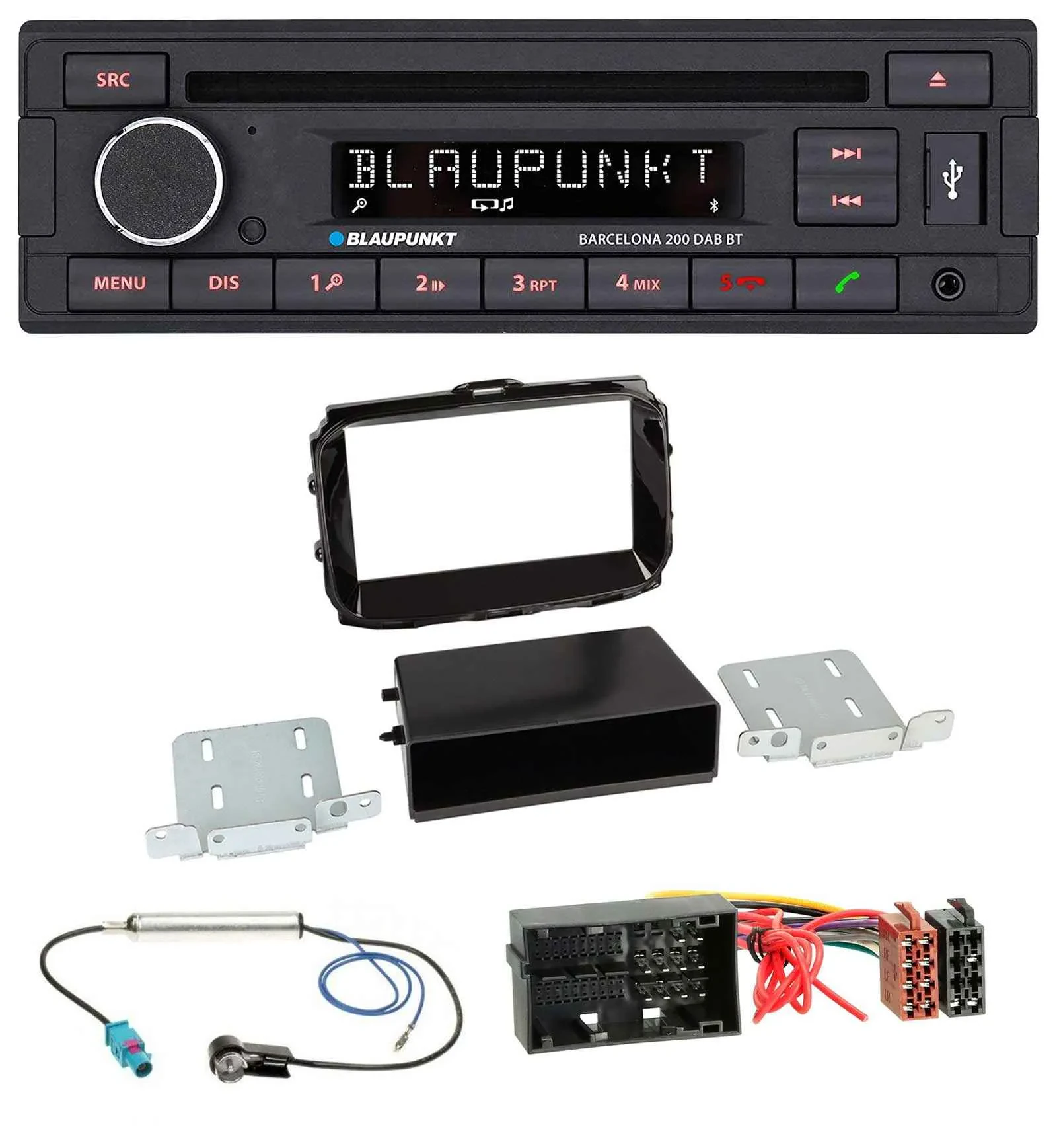 Blaupunkt USB DAB CD Bluetooth MP3 Autoradio für Alfa Giulietta 52 Pin ab 13 pia