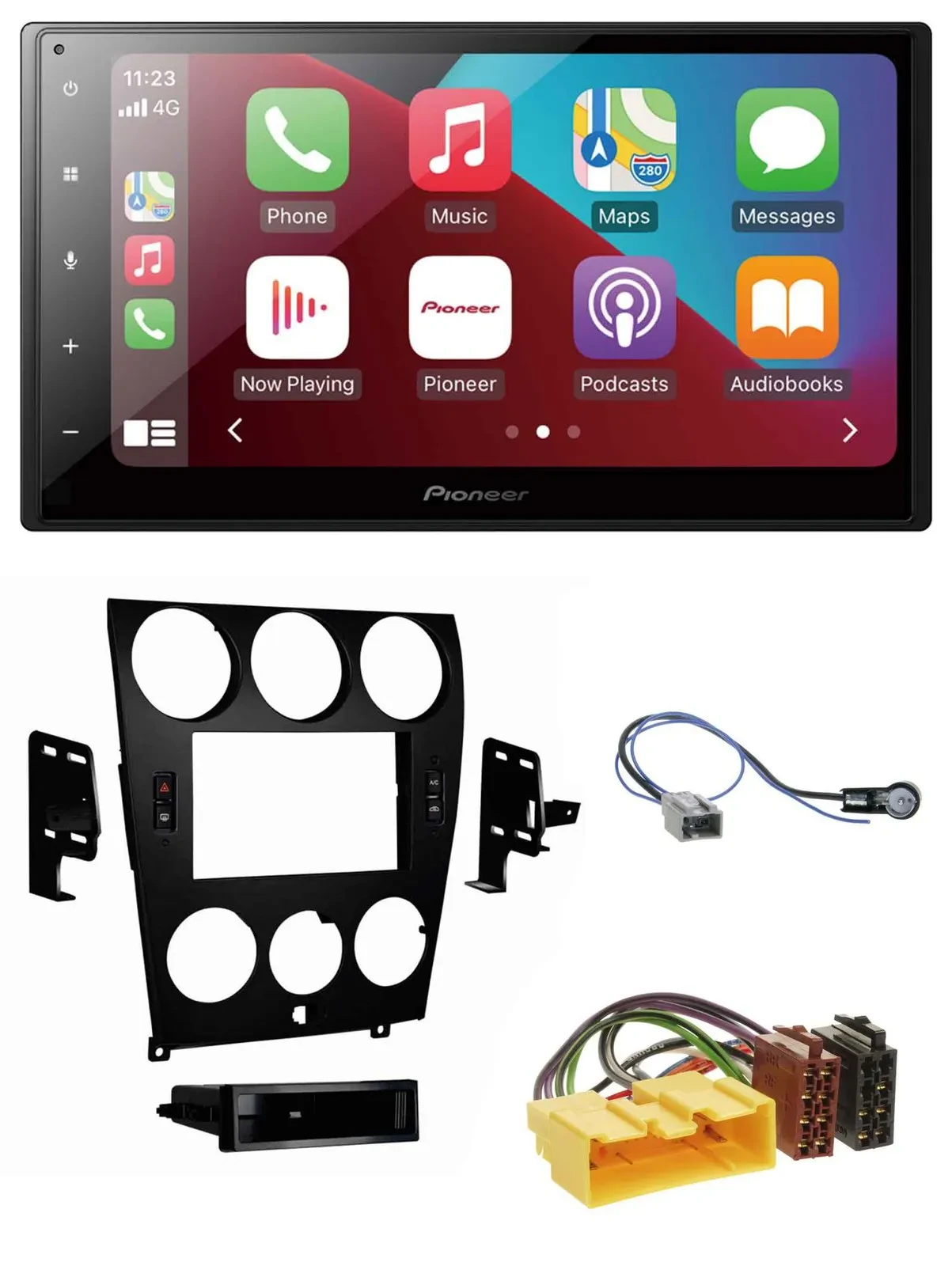 Pioneer USB MP3 DAB 2DIN Bluetooth Autoradio für Mazda 6 (2006-2008)