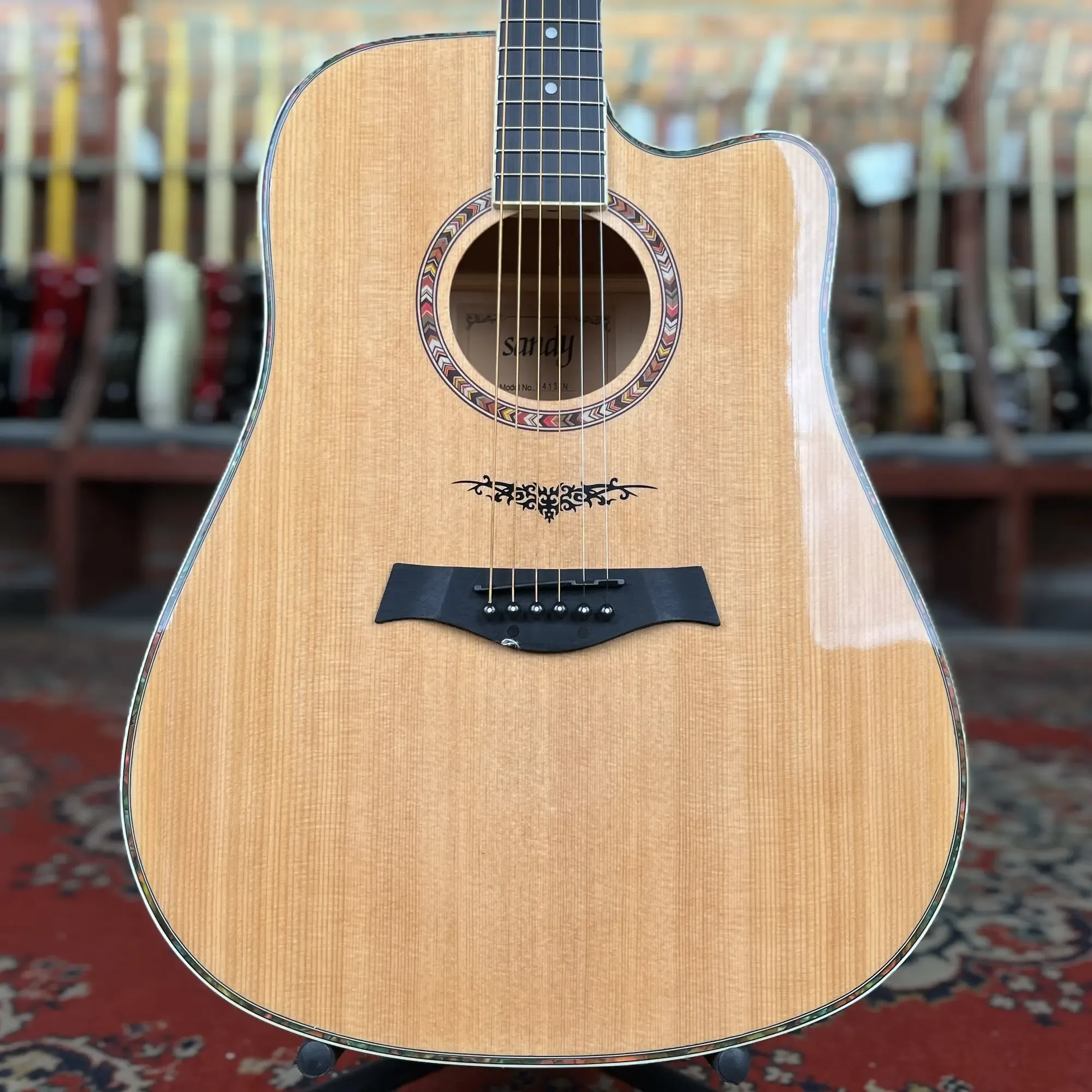 Акустическая гитара Sandy S413 Natural Gloss