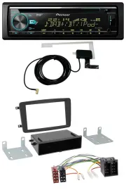 Pioneer MP3 AUX CD USB DAB Autoradio für Mercedes C-Klasse CLK Vito Viano
