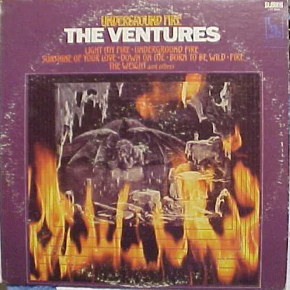 THE VENTURES - Underground Fire (LP , Used)