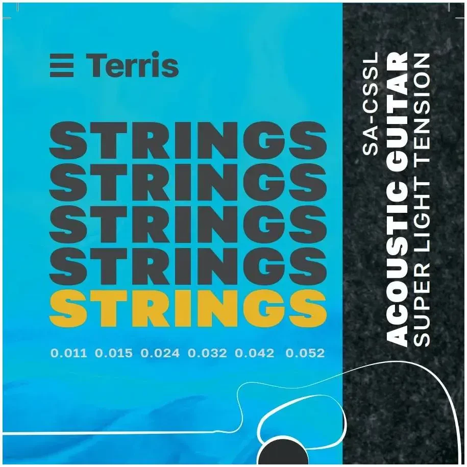 Струны для акустической гитары Terris SA-CSSL Acoustic Silver Plated Copper 11-52