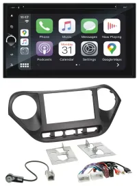 Blaupunkt 2DIN Bluetooth DAB USB DVD MP3 Autoradio für Hyundai i10 ab 2013 AUX U