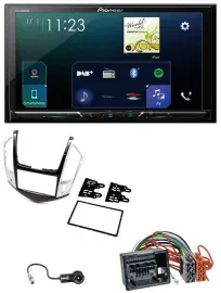 Pioneer MP3 Bluetooth USB 2DIN DAB Autoradio für Chevrolet Cruze 2011-2016