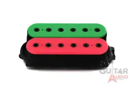 DiMarzio DP159PSP Evolution Bridge Guitar Pickup, F-Spaced, Green/Pink