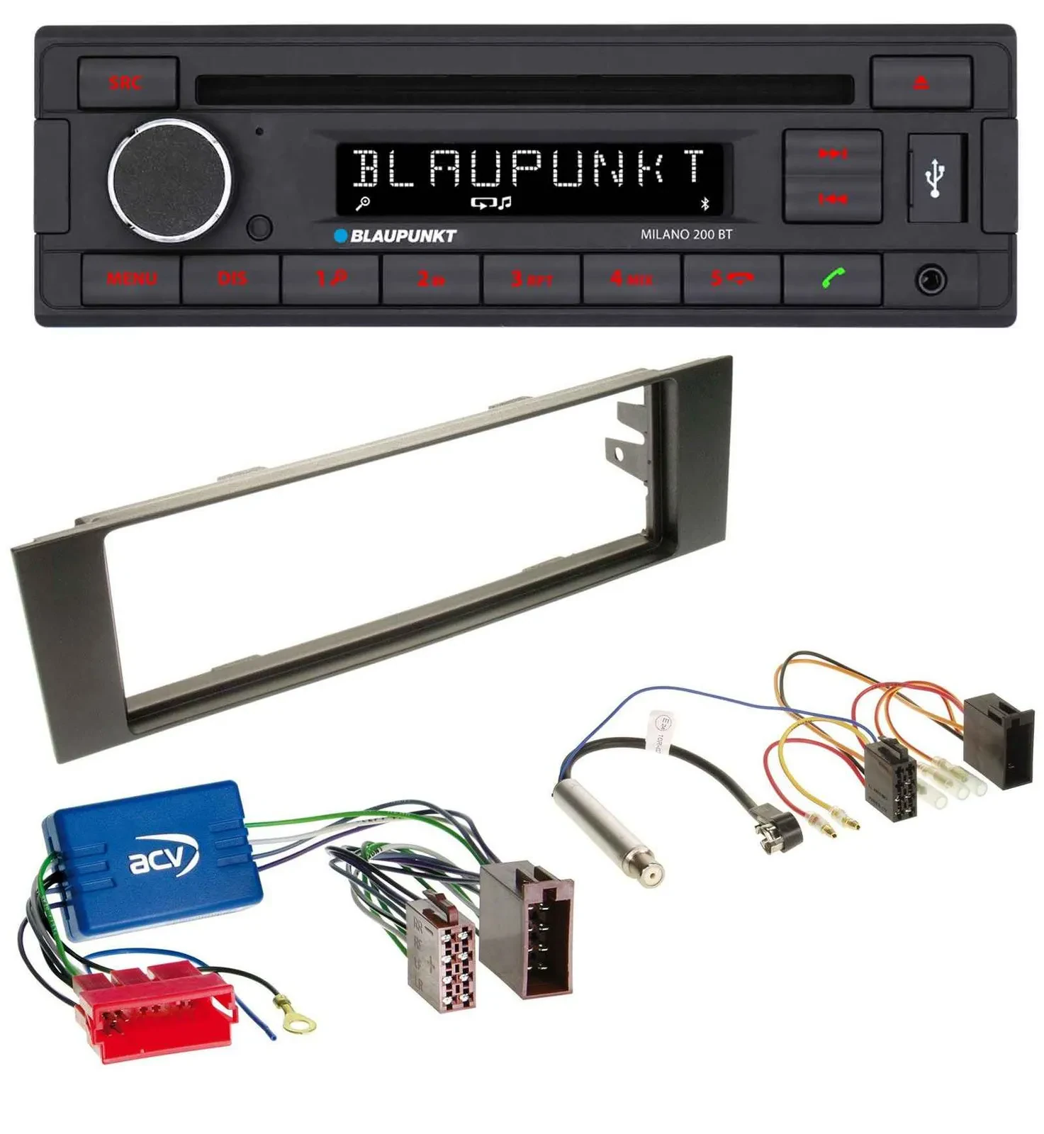 Blaupunkt MP3 USB CD Bluetooth AUX Autoradio für Audi A3 8P 03-06 Aktivsystem Mi