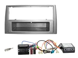 Установочный комплект для автомагнитолы Caraudio24 CAN-Bus, 1-DIN, для Peugeot 308 (2007–2009), серебристый