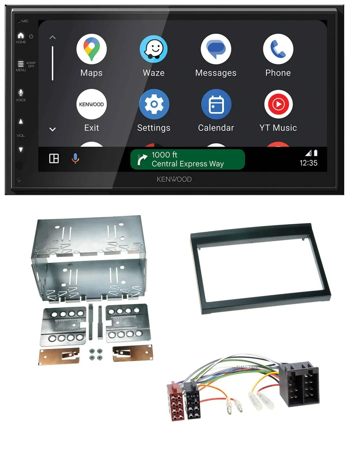 Автомагнитола для Porsche Boxster 1996–2004 Kenwood 2DIN DAB, Bluetooth, USB, MP3