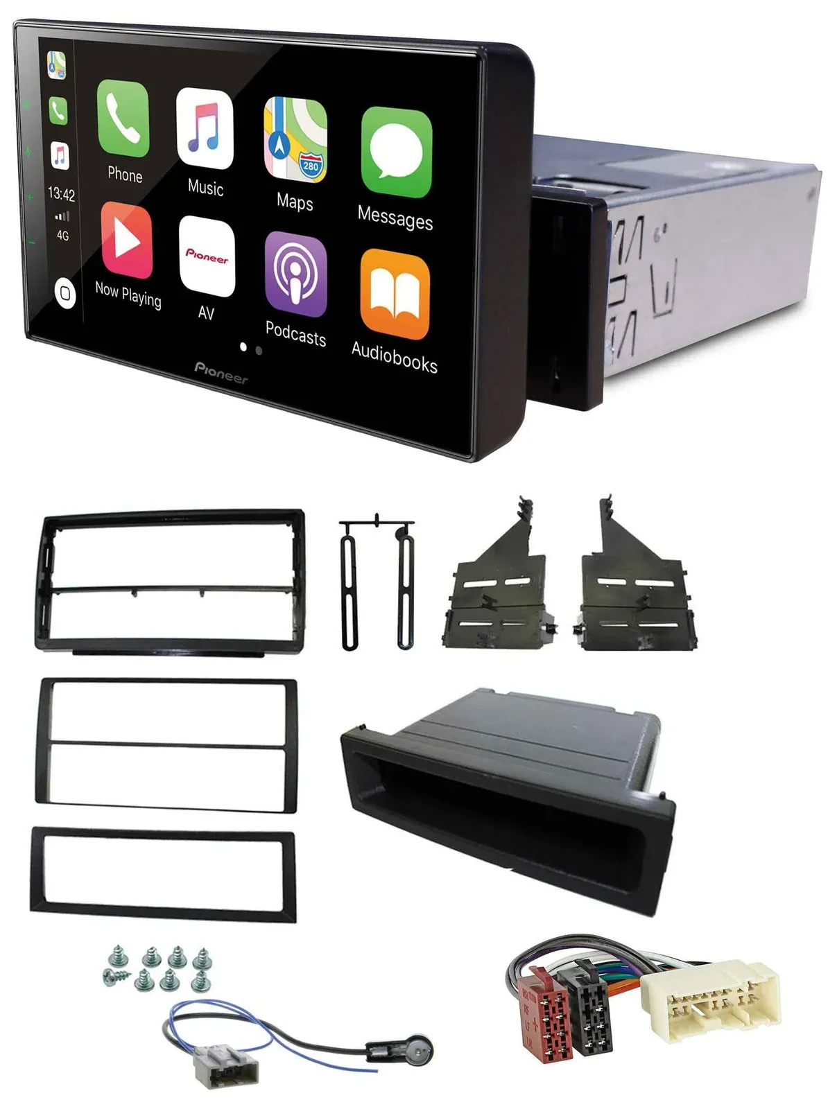 Автомагнитола для Nissan Altima (L31, 2005–2006) Pioneer Bluetooth, MP3, DAB, USB