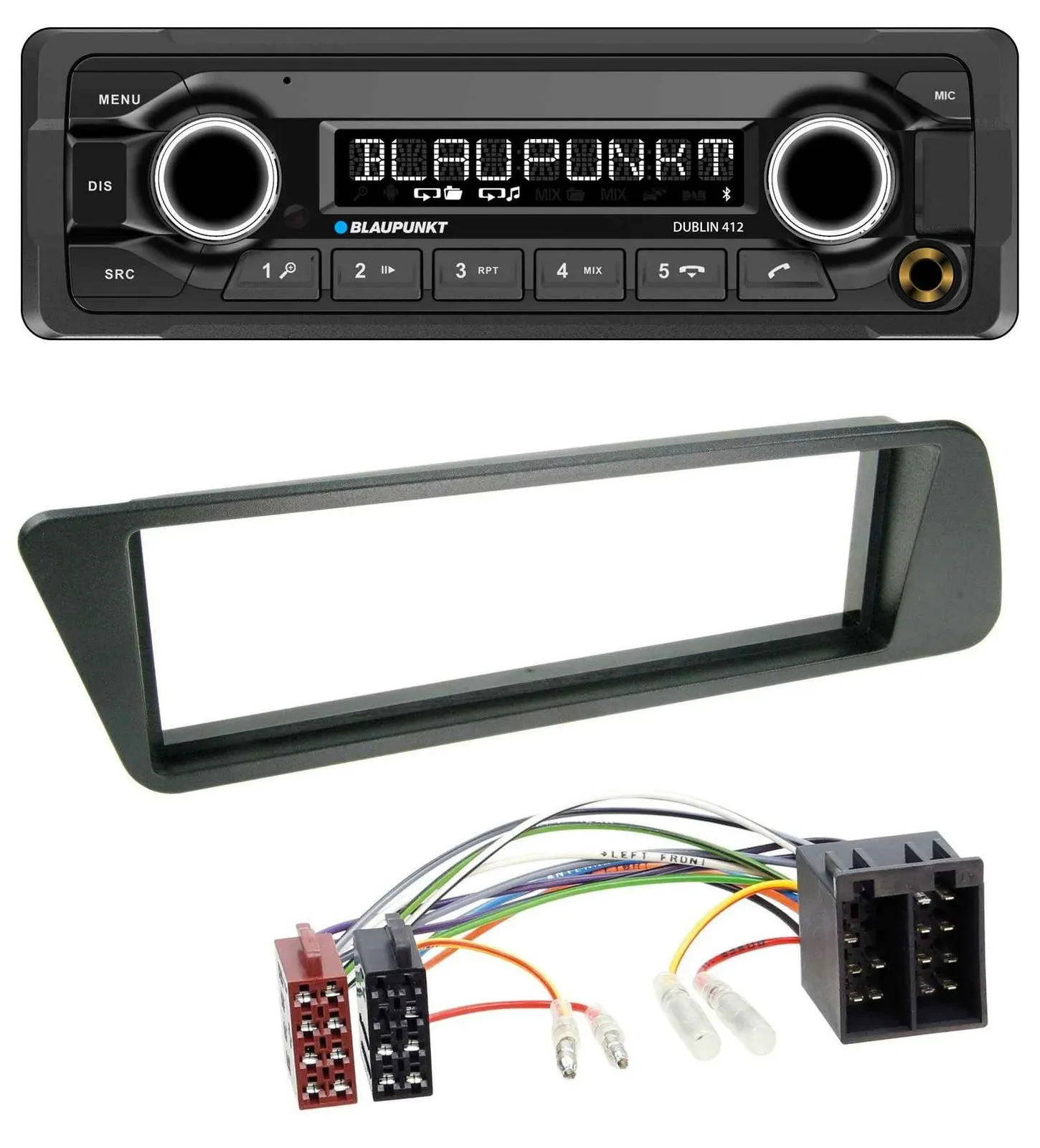 Blaupunkt MP3 Bluetooth USB AUX Autoradio für Peugeot 306
