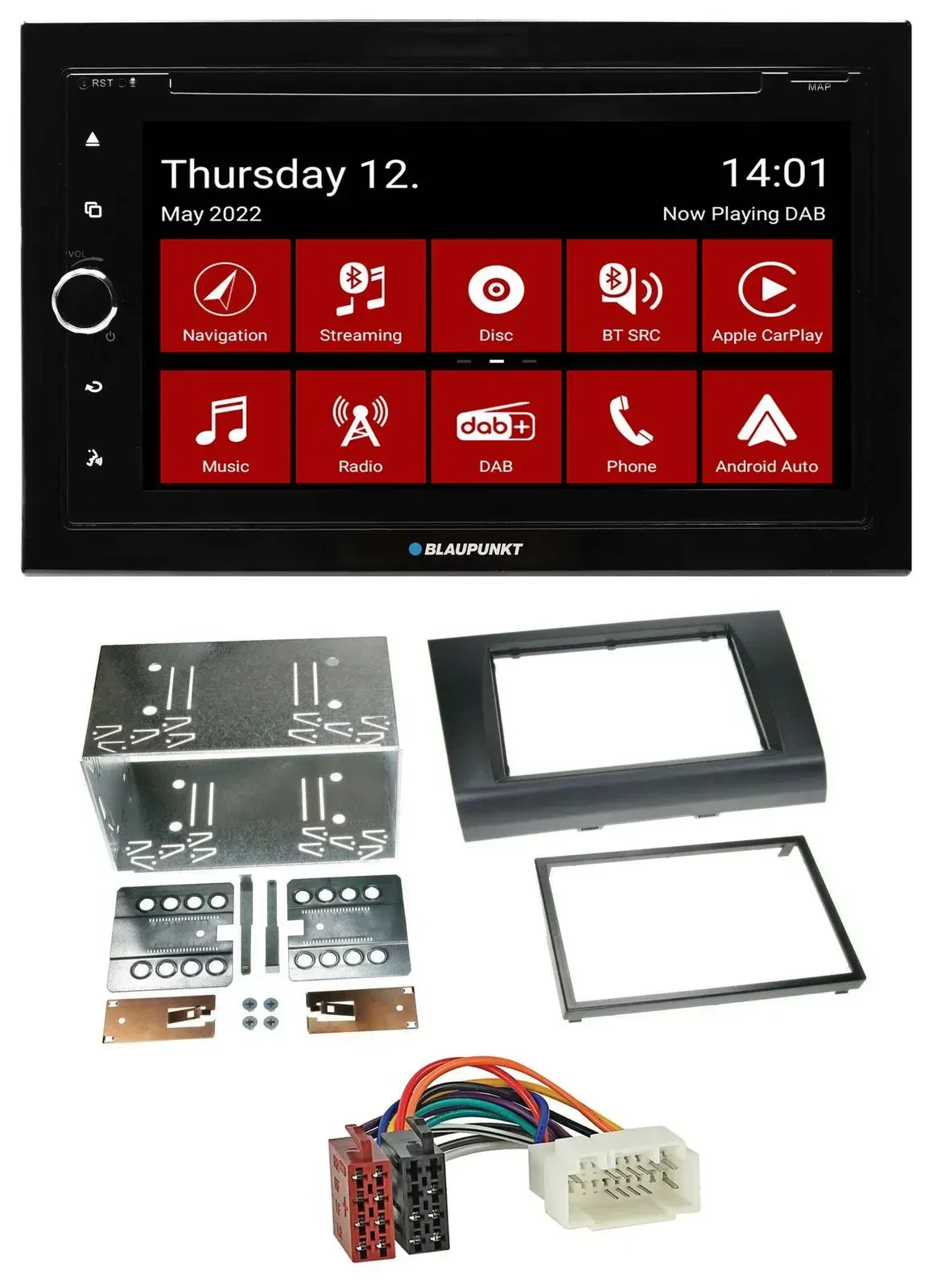 Blaupunkt MP3 DVD Bluetooth DAB 2DIN USB Autoradio für Suzuki Swift (2005-2010)