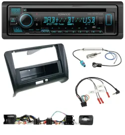 Kenwood Bluetooth DAB CD Lenkrad USB Autoradio für Audi TT (2006-2014)