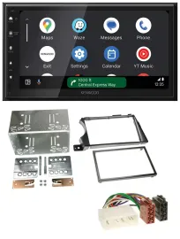 Kenwood DAB Bluetooth USB MP3 2DIN Autoradio für SSangYong Actyon Kyron 2006-201