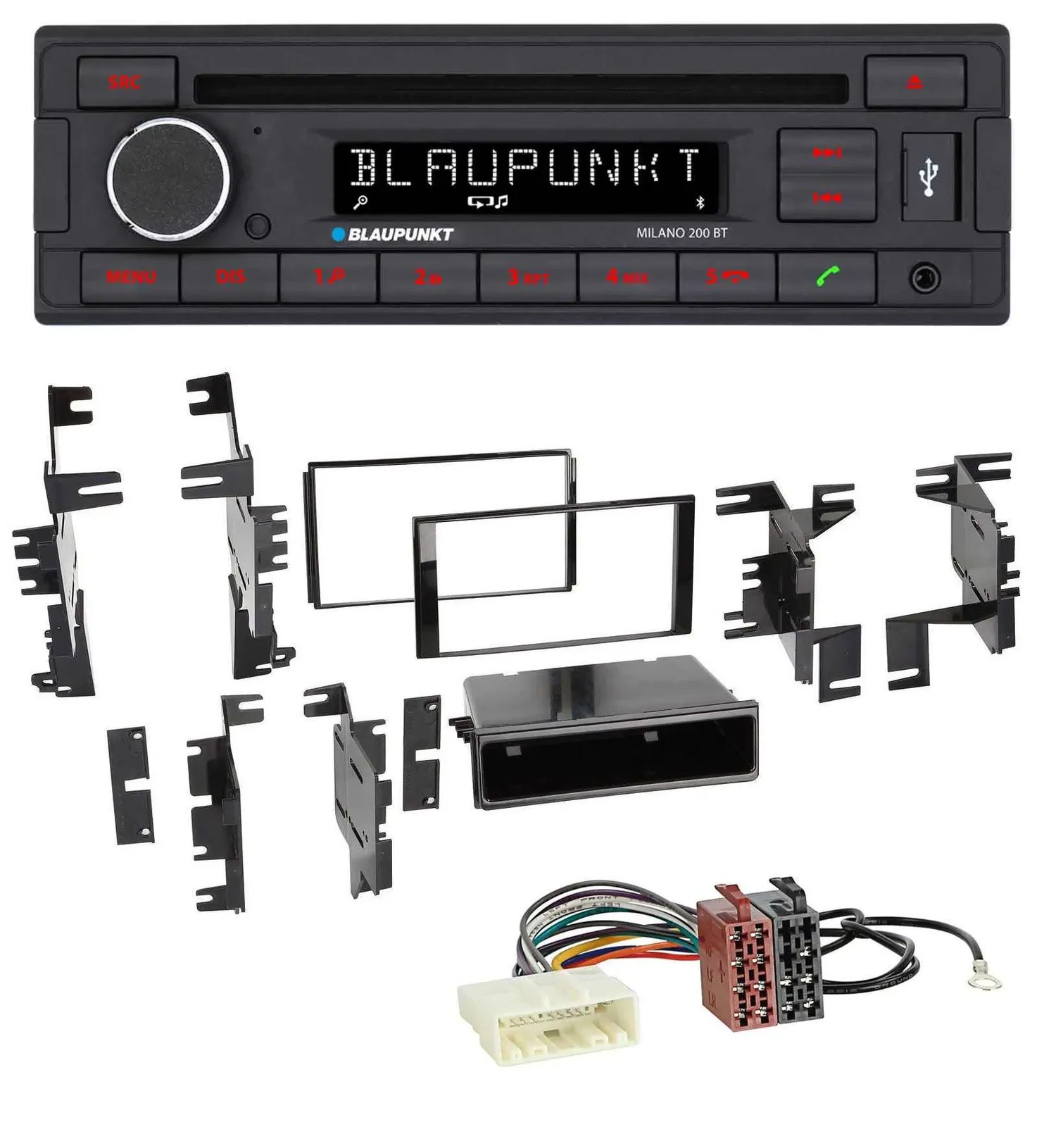 Blaupunkt MP3 USB CD Bluetooth AUX Autoradio für Nissan Quest Rogue ab 11 Titan