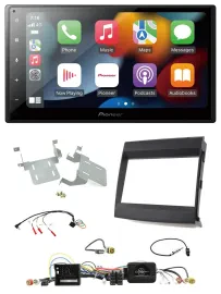 Pioneer DAB Bluetooth 2DIN USB Lenkrad Autoradio für Porsche Cayenne 2011-2016