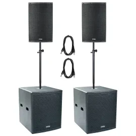 Audio Challenger DSP Club Set 15" Aktiv-Topteil 18" Aktiv-Subwoofer 600W