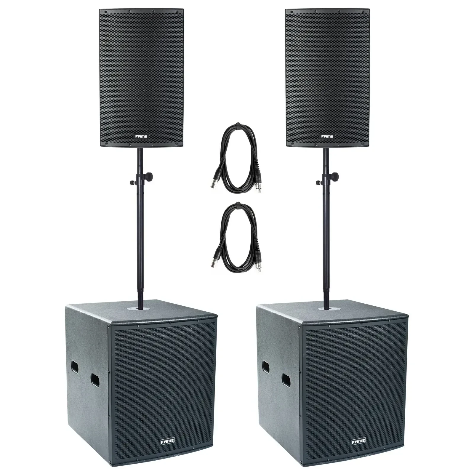 Активная акустическая система Fame Audio Audio Challenger DSP Club Set 15" топ + 18" сабвуфер 600W DSP