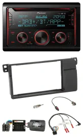 Pioneer 2DIN DAB Lenkrad Bluetooth USB CD Autoradio für BMW 3er E46 00-06 Quadlo