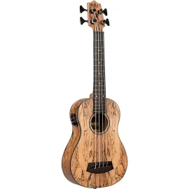 Kala Spalted Mango Acoustic-Electric U-Bass Natural