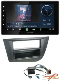 Kenwood MP3 Bluetooth USB DAB Autoradio für Seat Leon (ab 05) - schwarz