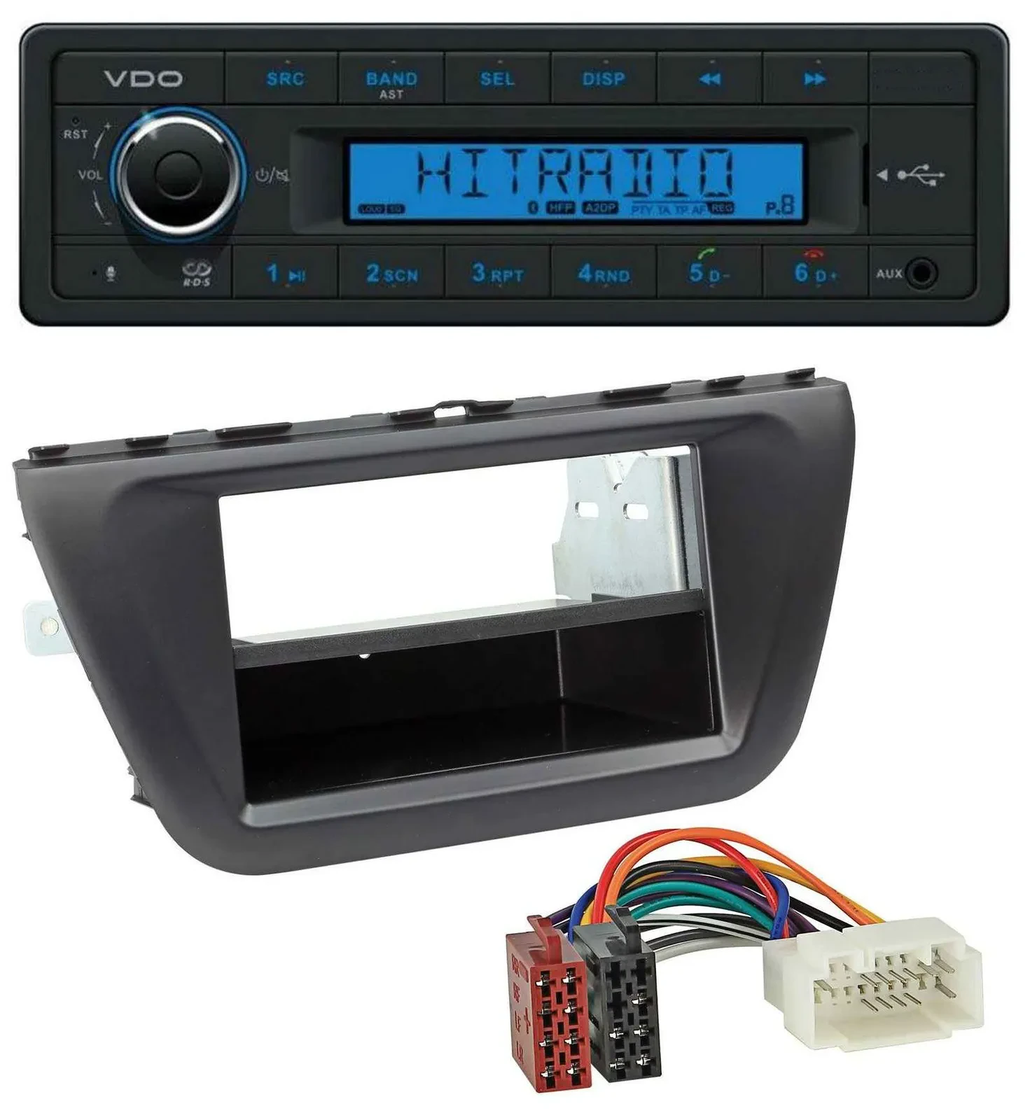 VDO AUX Bluetooth USB MP3 Autoradio für Suzuki SX4 S-Cross (JY ab 2013)