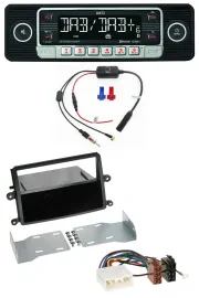 Dietz MP3 DAB Bluetooth USB Autoradio für Mitsubishi L200 (KAOT, ab 2006)