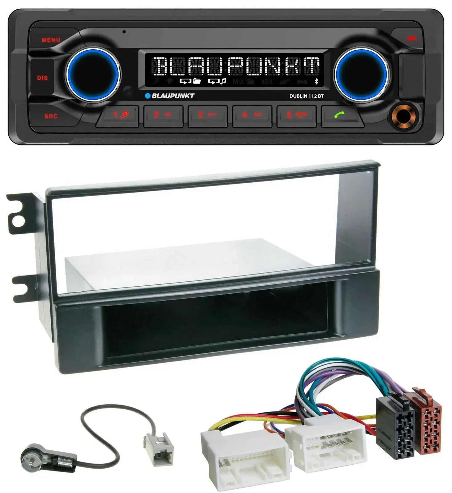 Blaupunkt MP3 Bluetooth USB AUX Autoradio für Kia Sportage II 08-10 neue Verkabe