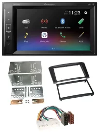 Pioneer DAB MP3 2DIN Bluetooth USB Autoradio für Toyota Avensis 2003-2009