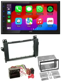 JVC Bluetooth 2DIN MP3 DAB USB Autoradio für Mercedes A-Klasse W169 C169