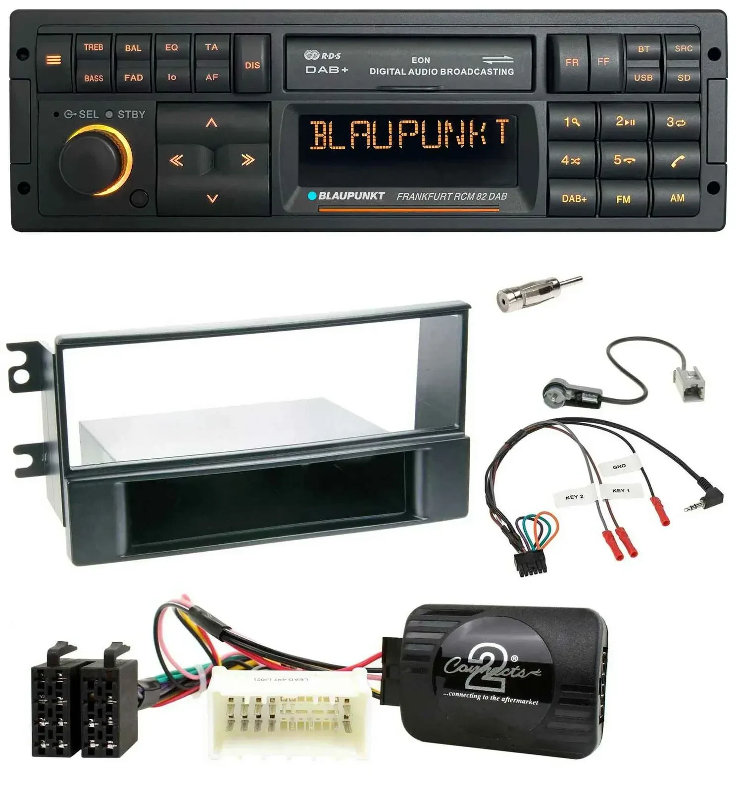 Blaupunkt USB DAB SD Lenkrad Bluetooth Autoradio für Kia Sportage II 2008-2010