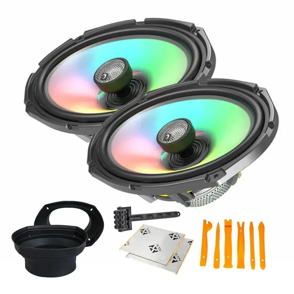 Diamond Audio HXM69F4 150W RMS 6x9" 2-Way Speakers + Accessories