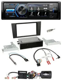 JVC Bluetooth Lenkrad USB DAB Autoradio für Audi A4 (2000-2001)