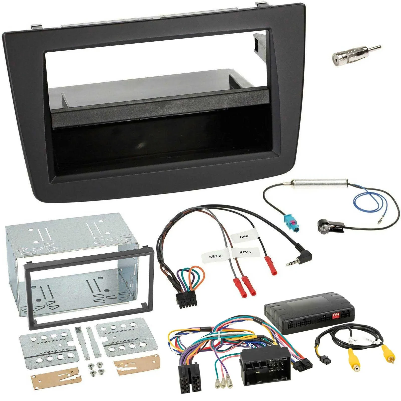 Radioset Lenkradadapter Doppel DIN Autoradio für Alfa Romeo Mito 14-18 Infoadapt