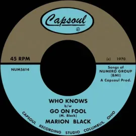 Виниловая пластинка Marion Black – Go on Fool / Who Knows Релиз 2025