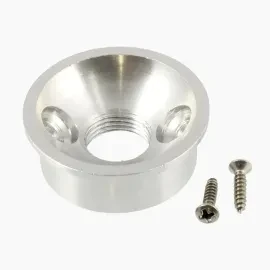 Allparts Retrofit Jackplate for Fender Telecaster, Satin Chrome Aluminum