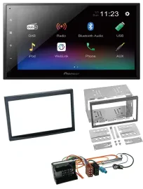 Pioneer USB Bluetooth DAB 2DIN MP3 Autoradio für Peugeot 207 307 Expert Partner