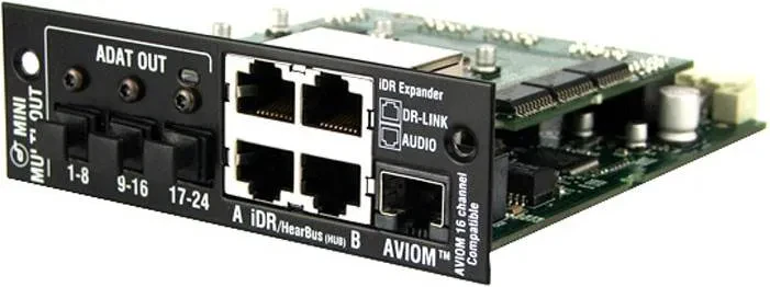 M-MMO-A / Модуль дополнительных цифровых интерфейсов ADAT, Aviom, iDR expander / ALLEN&HEATH