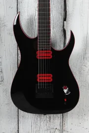 Schecter Sunset-6 EverTune Red Dawn Solid Body Electric Guitar Gloss Black