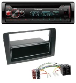 Автомагнитола Pioneer MP3 DAB CD Bluetooth USB для Fiat Idea (350 03–11) черная