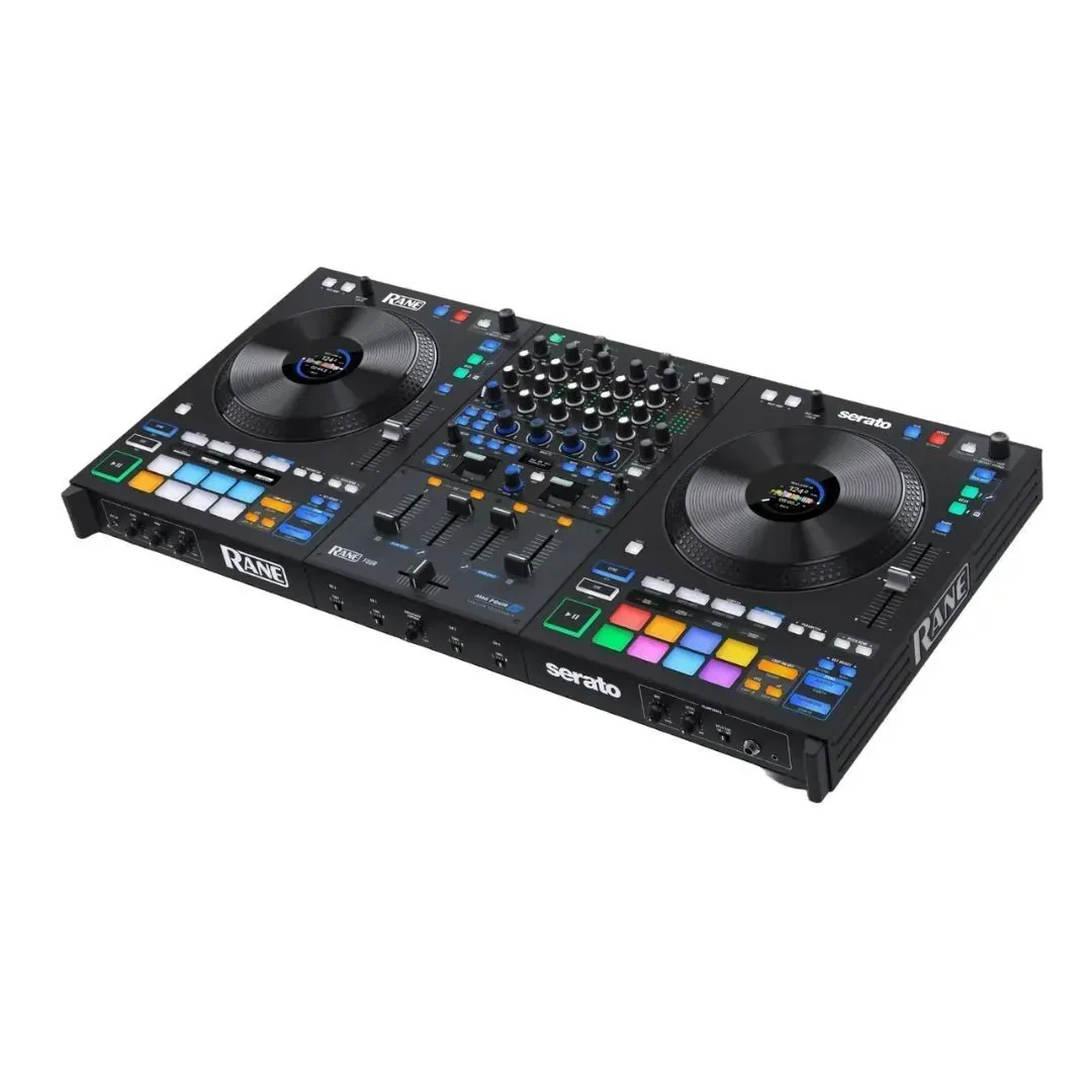 RANE FOUR Advanced 4 Channel Stems DJ Controller with Full EQ and OLED Displays