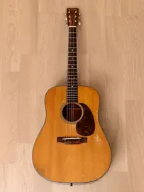 Акустическая гитара Martin D-18 Dreadnought Natural w/case USA 1948
